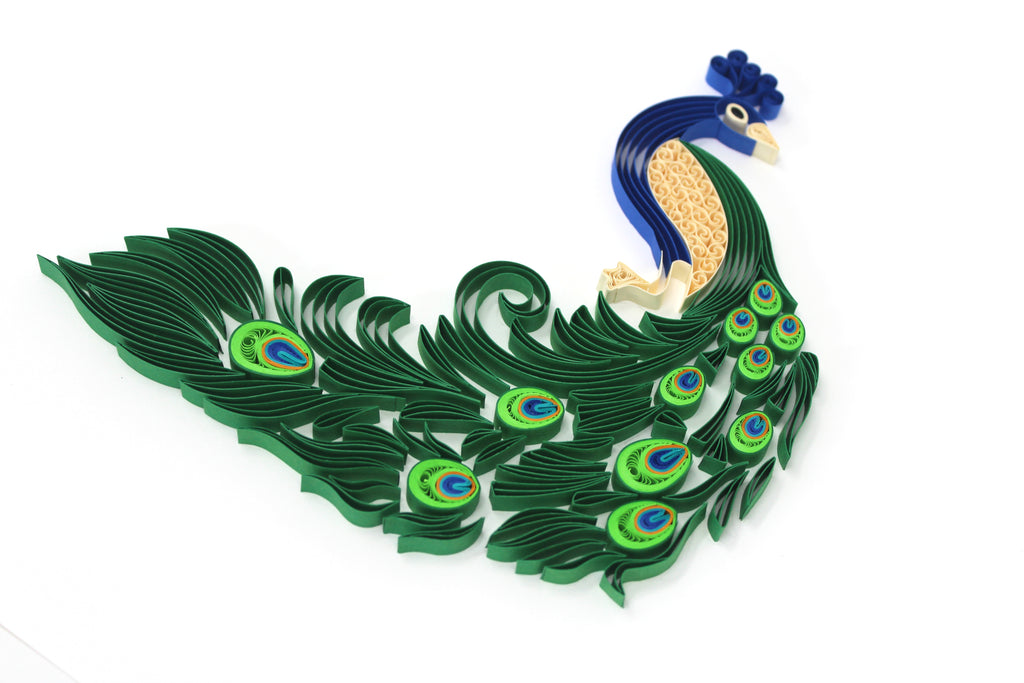 Peacock Paper Art