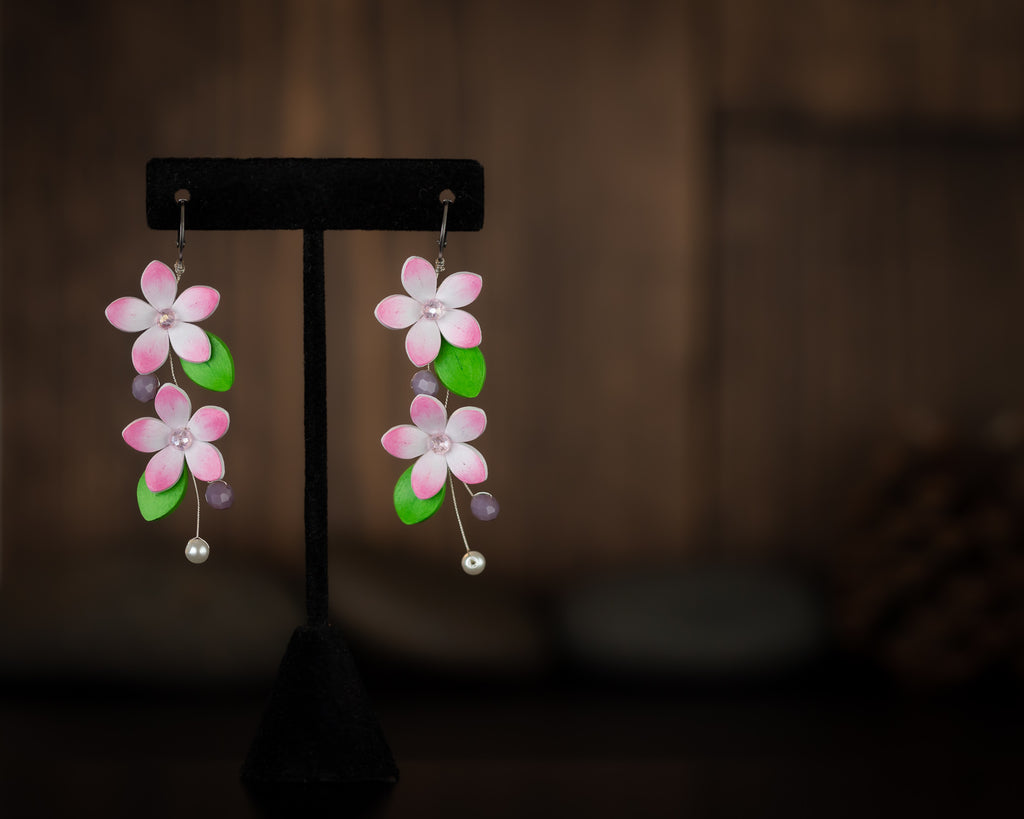 Cherry Blossoms Earrings Holder