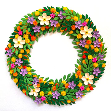 Spring Wreath Art Decor