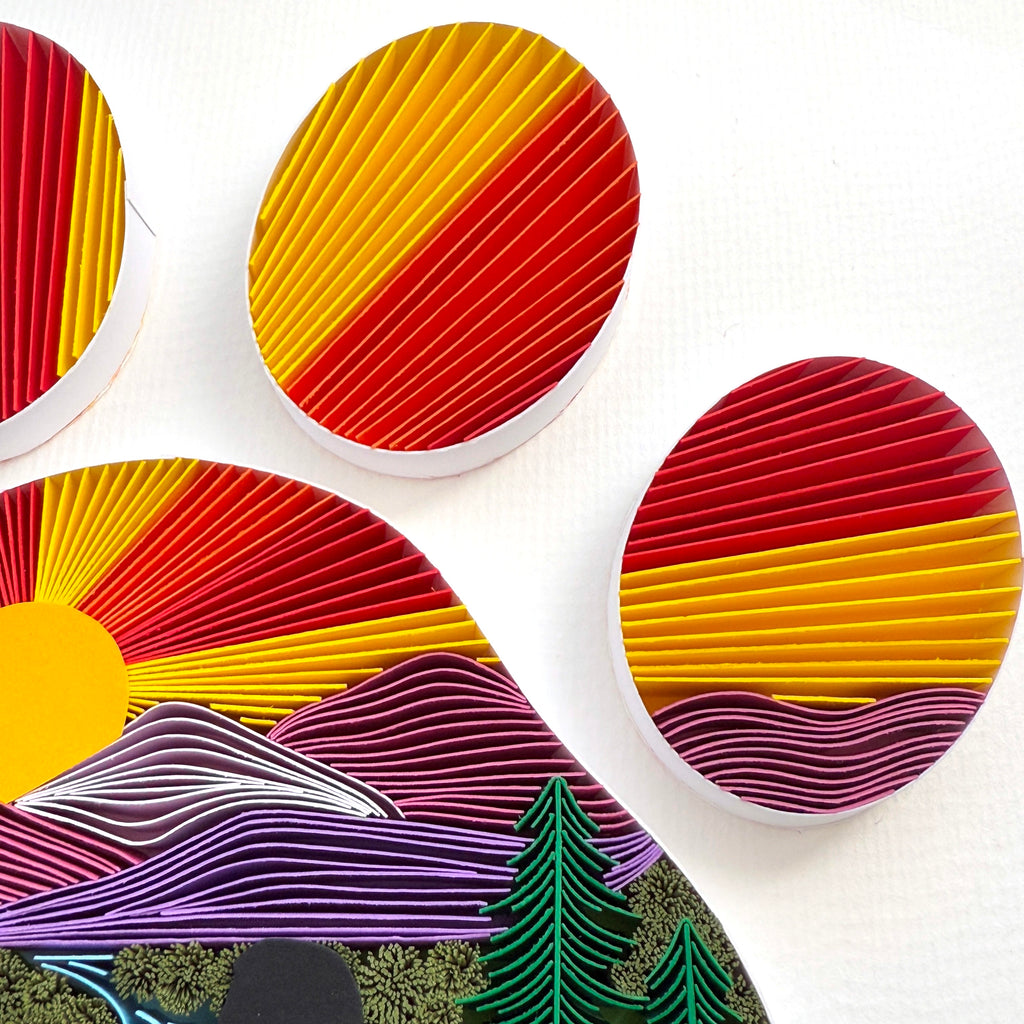 Unique aper Quilling Art