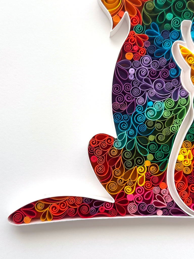 Colorful Paper Art Decor