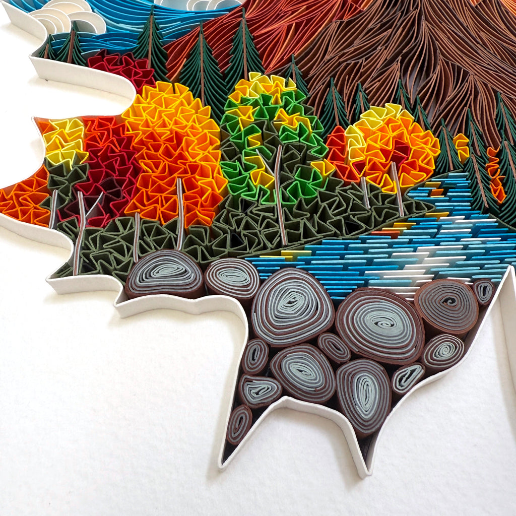 Paper Quilling Fall Art