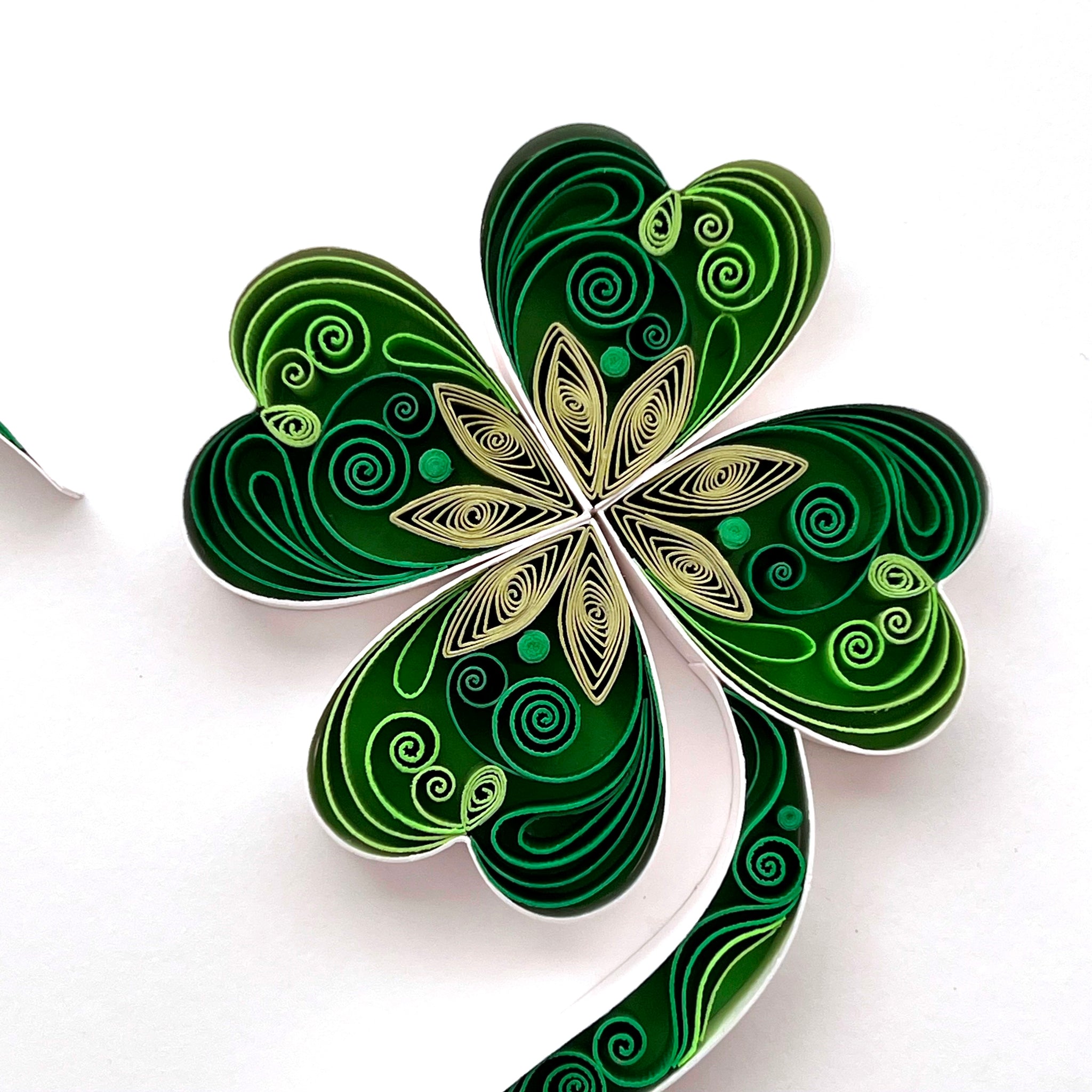 Find Your Lucky Charm: Clover Heart Artwork Collection | Paper Sweetly