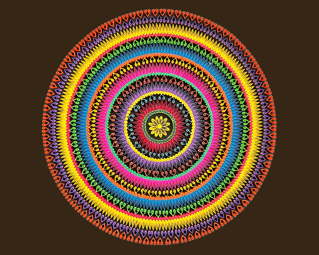 Multi Color Mandala Art