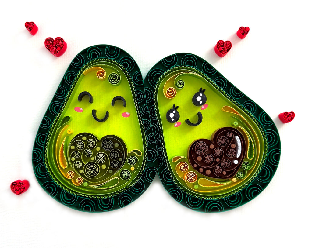 Avocado Couple Art