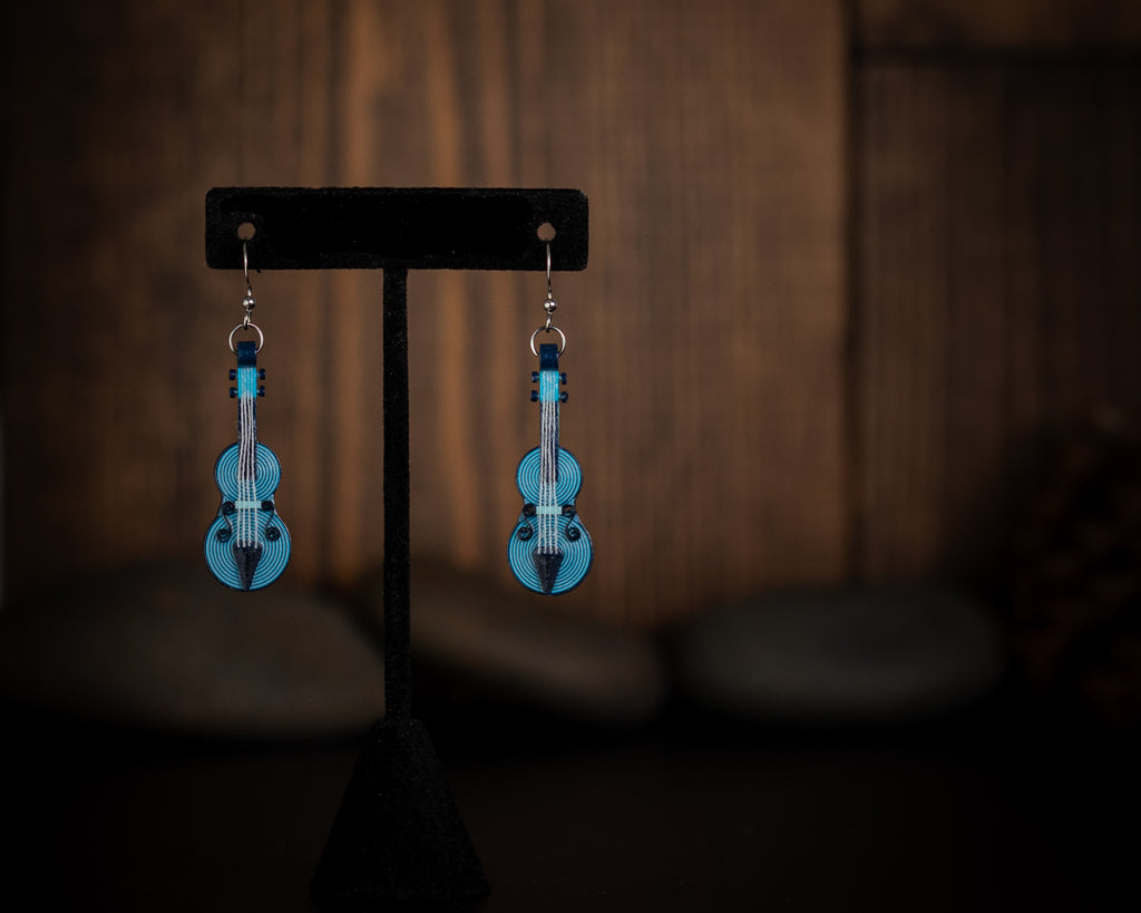 Violin Light weight earrings