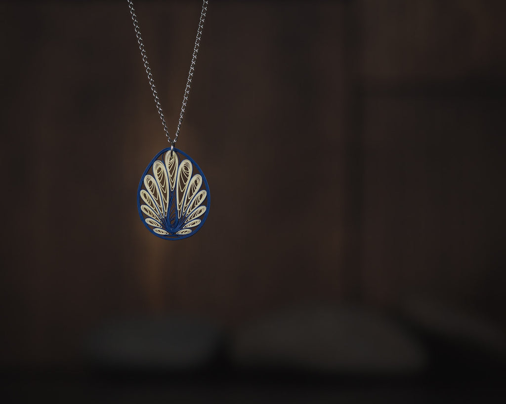 Kaladvani Peacock Online Necklace