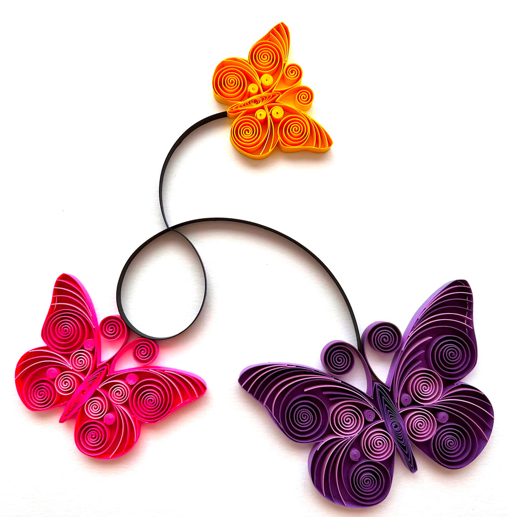 Butterfly Paper Quilling Art