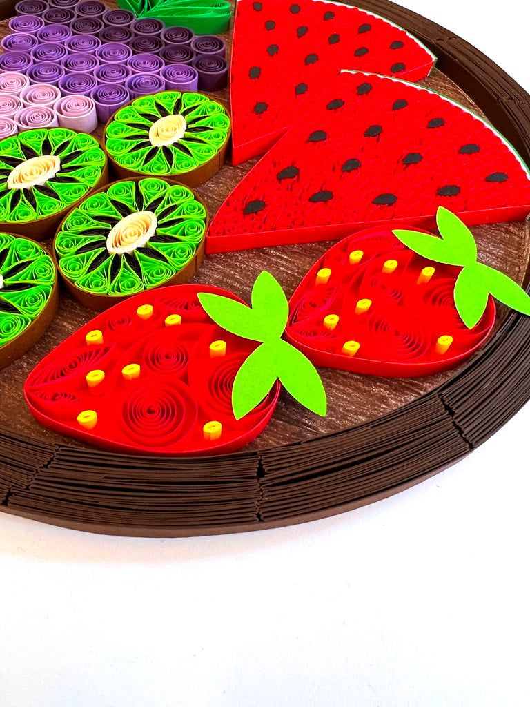 Fruit Platter Quilling Art Online