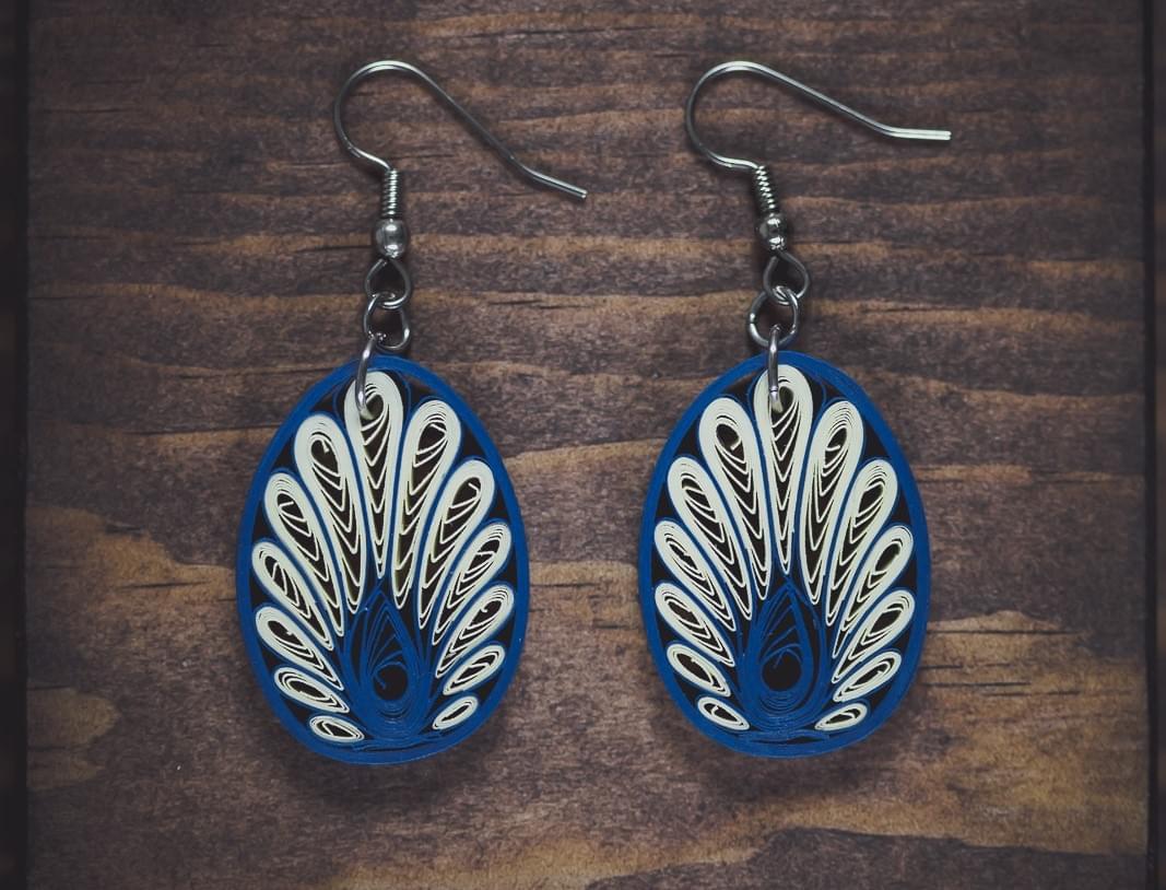 Handmade Terracotta Peacock Earrings – Khushi Handicrafts