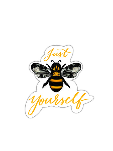 Bumble Bee Funny Quote Sticker