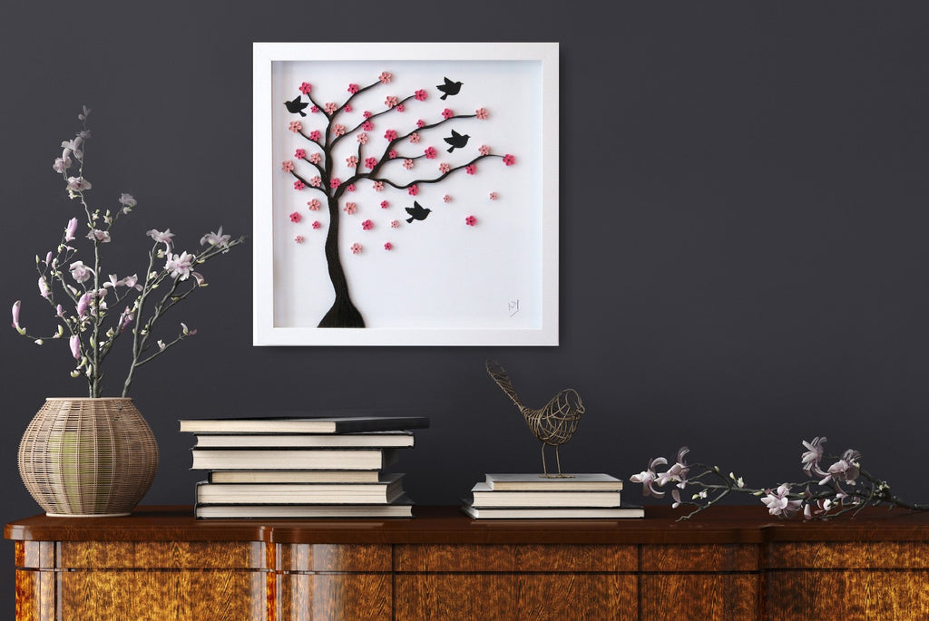 Cherry Blossom Tree Art Frame