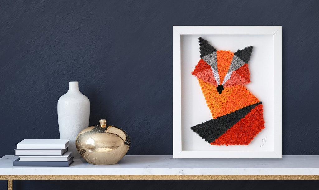 Paper Quilled Fox Frame
