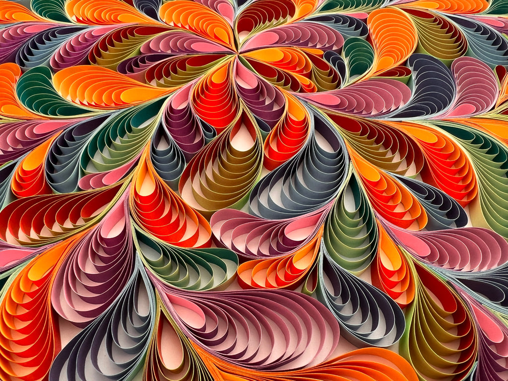 Paper Quilled Geometric Art